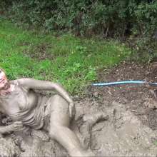custardcouple: Muddy Combat Jeans and Boots Orgasm