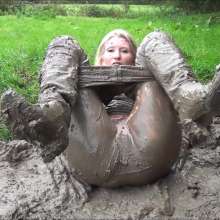 custardcouple: Muddy Combat Jeans and Boots Orgasm