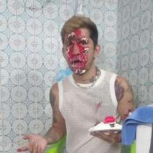 MessyGuys: New Model Charlie Pies and Slimes Himself, Then Jerks Off