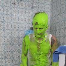 MessyGuys: New Model Charlie Pies and Slimes Himself, Then Jerks Off