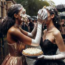 Sleazoid44: Latest Formal Party Goers Pied
