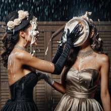 Sleazoid44: Latest Formal Party Goers Pied