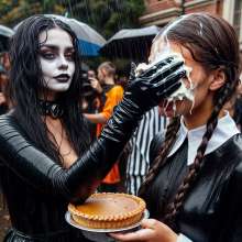 Sleazoid44: Pied for Halloween