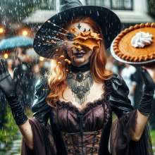 Sleazoid44: Pied for Halloween