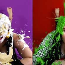 The Man and The Wife: New Download- 'Quickie #18: The Wife Bunny Pose Pied and Slimed'