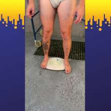 Messy Martin: Rich wears his least favorite food and gets slopped in the nude
