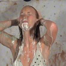 Anglefan: Haley pied in a bikini