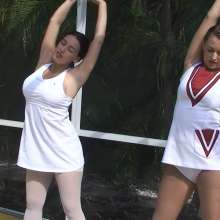 wamtec: Wetlook Workout--Megan and Alexis