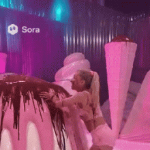 wammypinupart: Obstacle Course (sora 2, gifs)