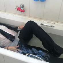 Thefetishgirl: Business Attire Sexy Sock Soaking