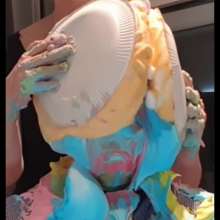 CustardFlanman: Caroline Serves the Custard Pies