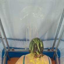 CheekyLuna: CheekyLuna's Gunged In Sexy Blue Lingerie