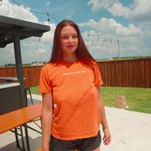 WetlookFashion: Danielle's Braless Wet T-Shirt Show