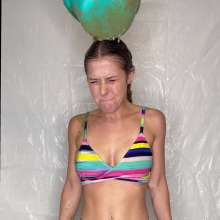 Slimed Models: Eliza Gets a Dog Food Wedgie and Sliming!