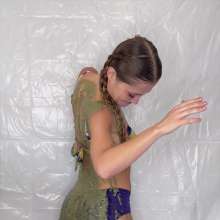 Slimed Models: Eliza Gets a Dog Food Wedgie and Sliming!