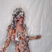 Slimed Models: Eliza Tar and Feathered, Pied, and Slimed by Scarlett