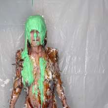 Slimed Models: Eliza Tar and Feathered, Pied, and Slimed by Scarlett
