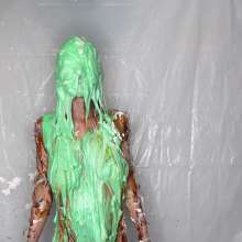 Slimed Models: Eliza Tar and Feathered, Pied, and Slimed by Scarlett