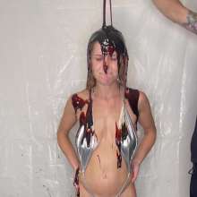 Slimed Models: Eliza Tar and Feathered, Pied, and Slimed by Scarlett