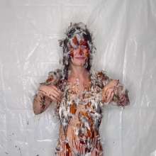 Slimed Models: Eliza Tar and Feathered, Pied, and Slimed by Scarlett