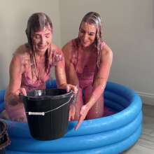 WetandMessyEllie: Ellie and Katie Get Gungey!  (With Katie Cooper)