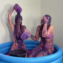 WetandMessyEllie: Ellie and Katie Get Gungey!  (With Katie Cooper)