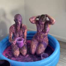 WetandMessyEllie: Ellie and Katie Get Gungey!  (With Katie Cooper)
