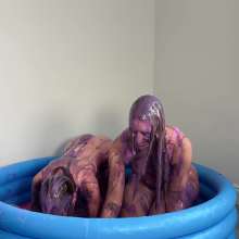 WetandMessyEllie: Ellie and Katie Get Gungey!  (With Katie Cooper)