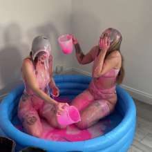 WetandMessyEllie: Ellie and Katie Get Gungey!  (With Katie Cooper)