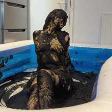 WetandMessyEllie: Ellie's First Indoor Mud Experience