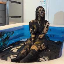 WetandMessyEllie: Ellie's First Indoor Mud Experience
