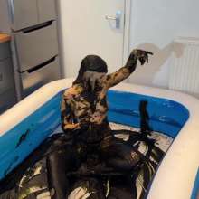 WetandMessyEllie: Ellie's First Indoor Mud Experience