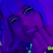 moreshameless: Froggie's First Time UV Neon Green Gunged/Slimed
