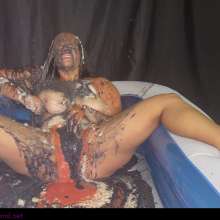 RevSlymsford: Gaby Slopped In Disgusting Messes But Can't Help Wanking