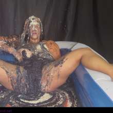 RevSlymsford: Gaby Slopped In Disgusting Messes But Can't Help Wanking