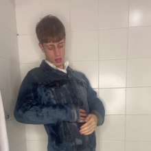 WETColours: Guy Showers Removing Jeans + Jacket, Hot Display Thru Shirt