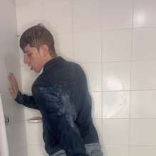 WETColours: Guy Showers Removing Jeans + Jacket, Hot Display Thru Shirt