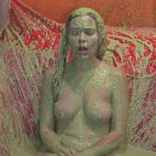 somedude82: Hooters Babe Jasmin Gets Slimed and Strips for Her Review