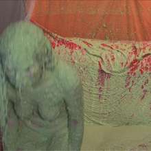 somedude82: Hooters Babe Jasmin Gets Slimed and Strips for Her Review