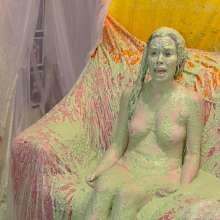 somedude82: Hooters Babe Jasmin Gets Slimed and Strips for Her Review