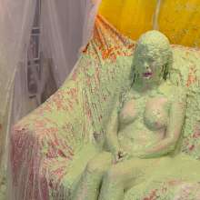 somedude82: Hooters Babe Jasmin Gets Slimed and Strips for Her Review