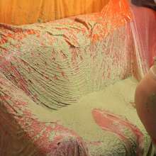 somedude82: Hooters Babe Jasmin Gets Slimed and Strips for Her Review