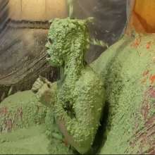 somedude82: Hooters Babe Jasmin Gets Slimed and Strips for Her Review
