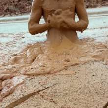 NynoGunge: Jerking Off in Sticky Mud