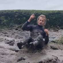 Lola and Lexs Messy Haven: Join Lex for a Tidal Muddy Adventure in Lycra