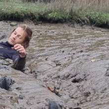 Lola and Lexs Messy Haven: Join Lex for a Tidal Muddy Adventure in Lycra