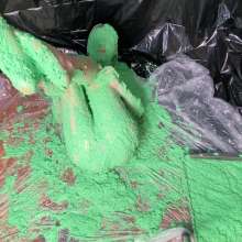 RevSlymsford: Kaydens In Silk Knickers Covers Herself Thick Chunky Slime