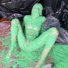 RevSlymsford: Kaydens In Silk Knickers Covers Herself Thick Chunky Slime