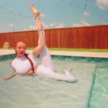 WetlookFashion: Krispeachi Gets Wet in a Sexy White Jumpsuit