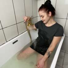 WetPlace: Marina Shower And Bath In Dark Grey Dress